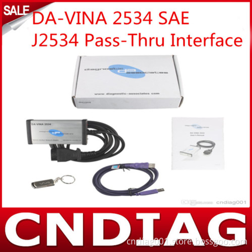 2014 New Released Da-Vina 2534 SAE J2534 Pass-Thru Interface